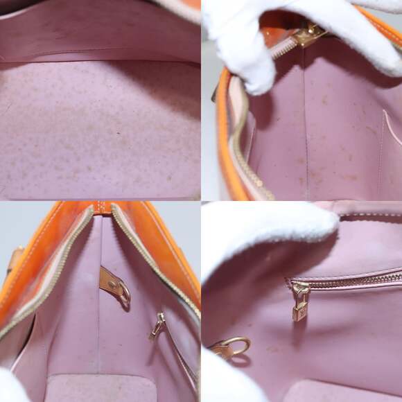 LOUIS VUITTON Monogram Vernis Houston Bag Marshmallow Pink M91302 - Picture 12 of 13